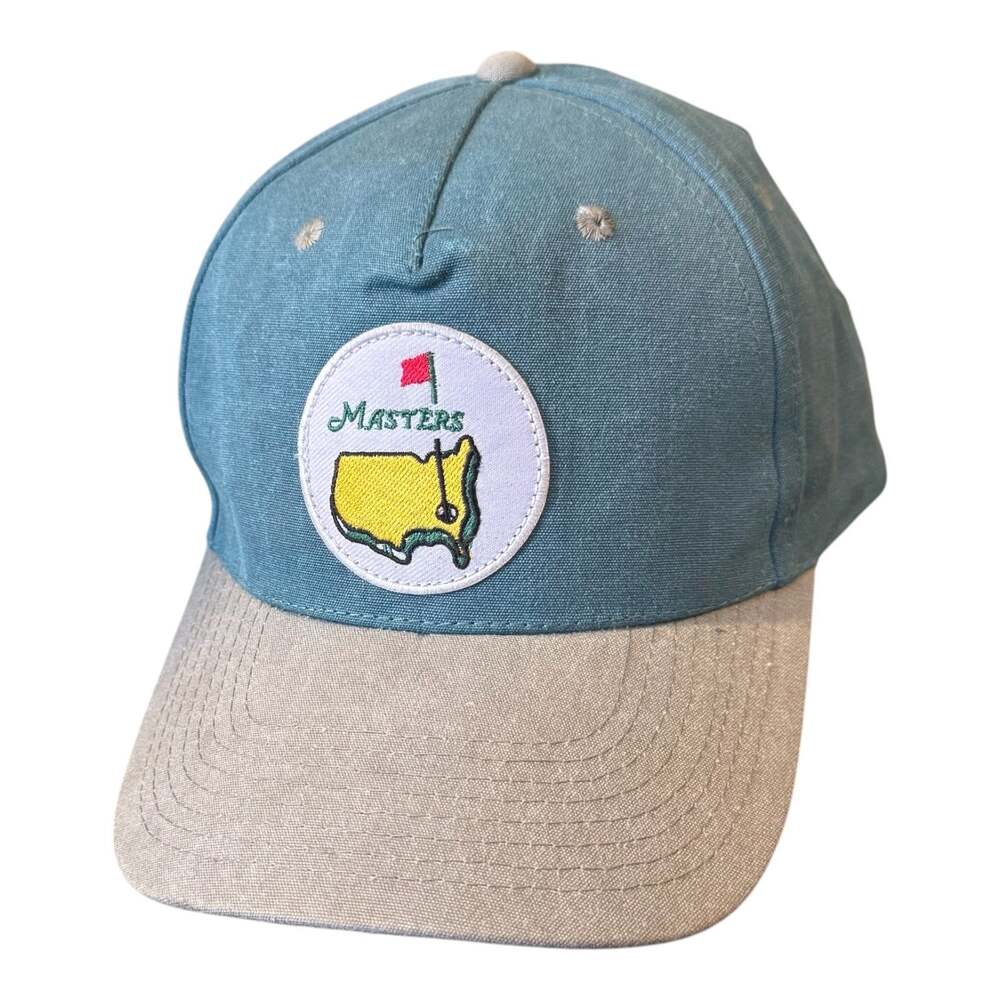 Masters Golf Tournament Circle Logo Green and Tan Adjustable Hat